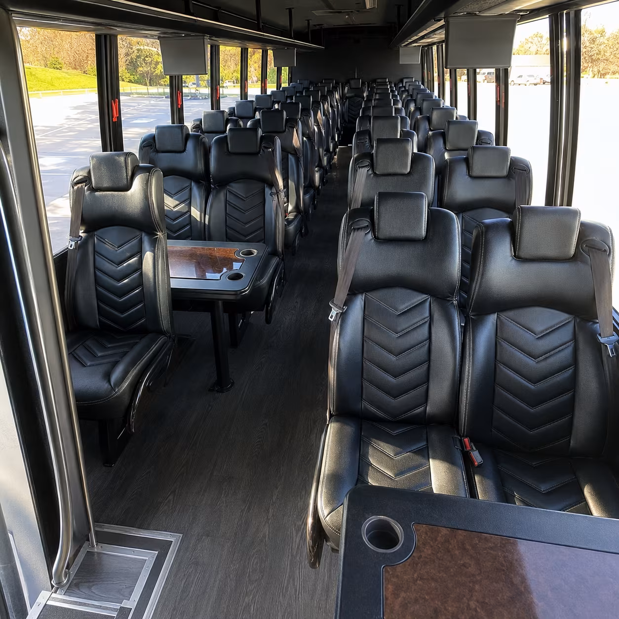 25 passenger minibus inside