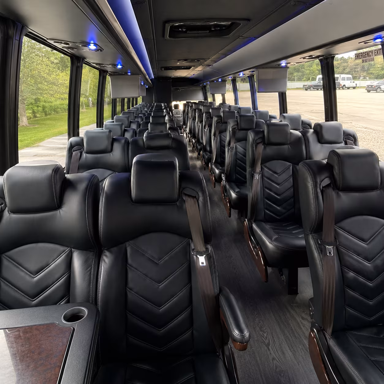 35 passenger minibus inside