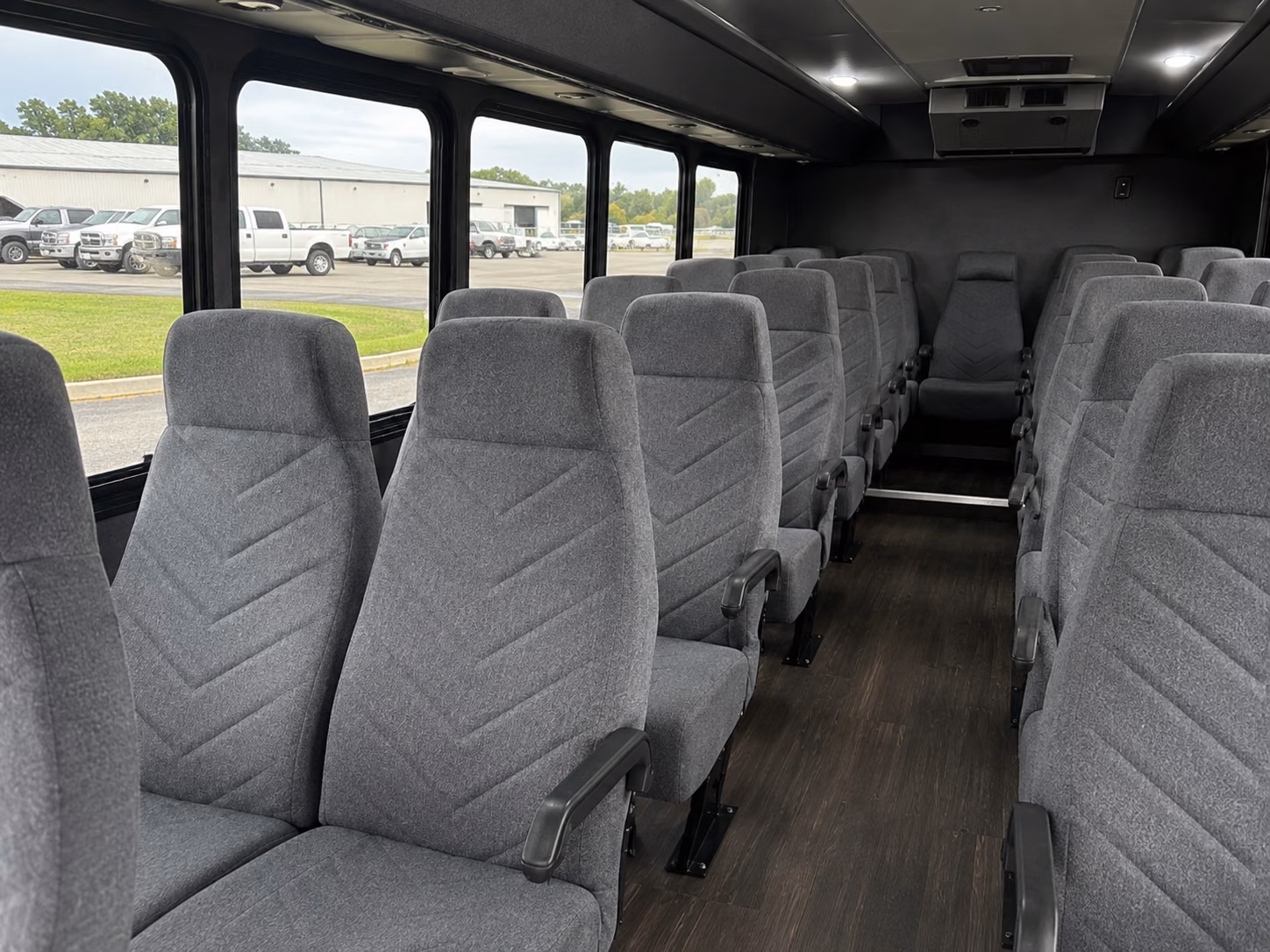 chandler 18 passenger minibus inside