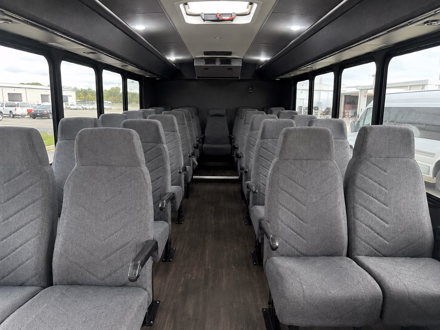 chandler 18 passenger minibus interior