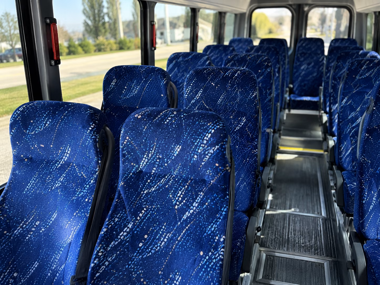 chandler 20 passenger minibus inside
