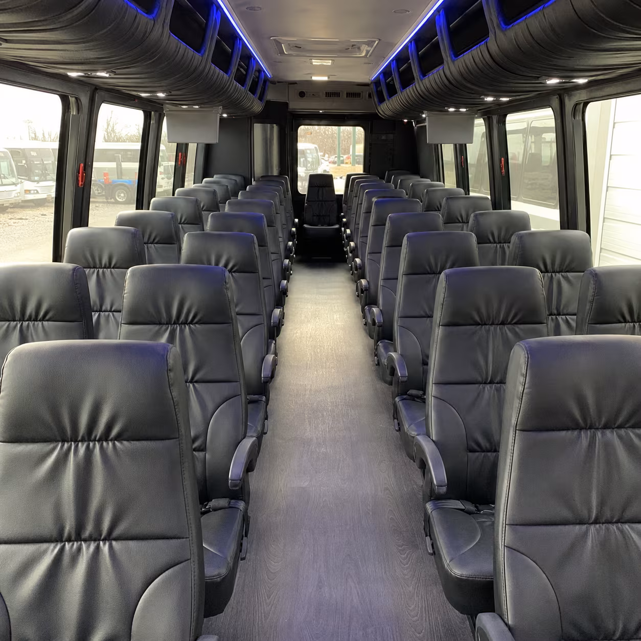 chandler 25 passenger minibus interior