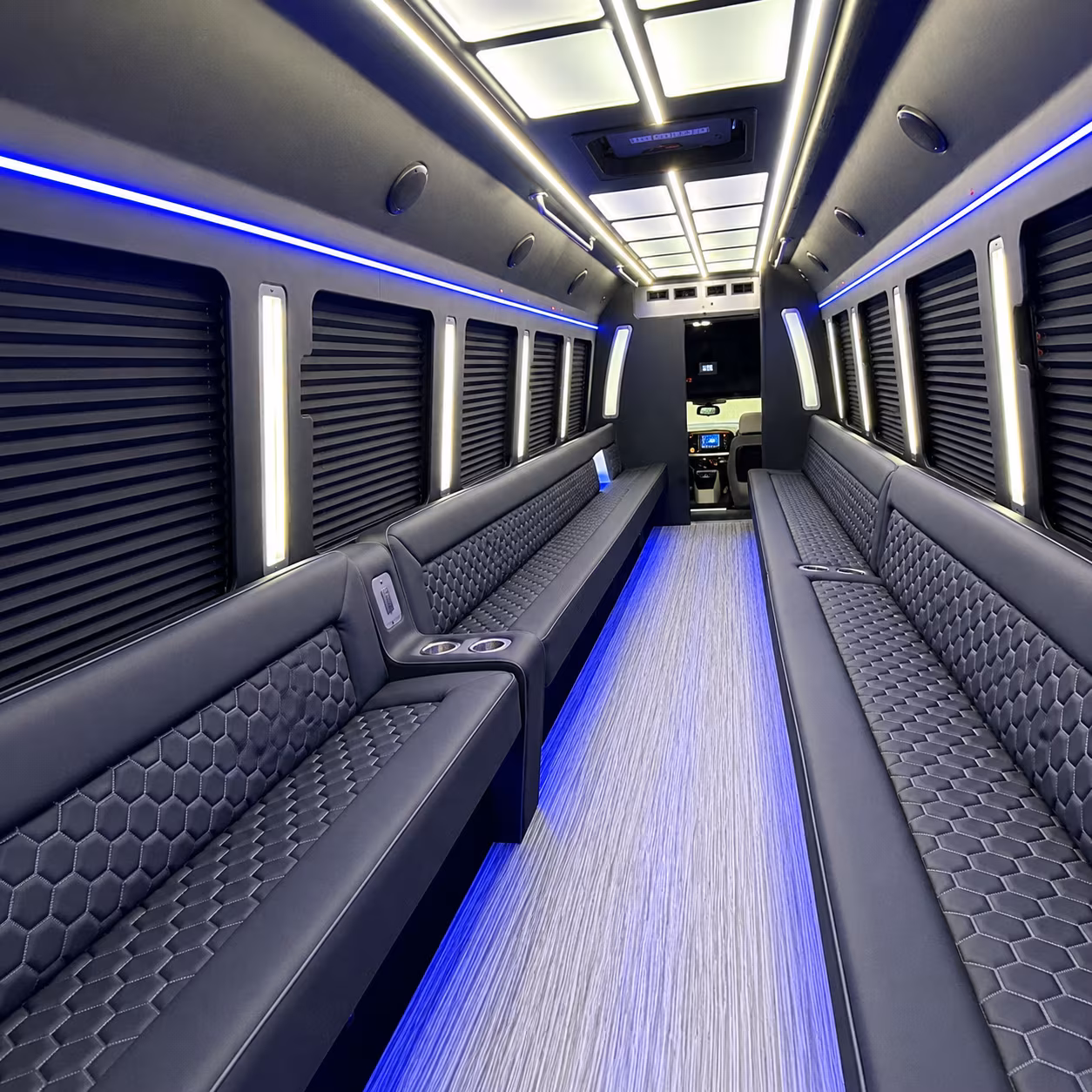 chandler party bus inside
