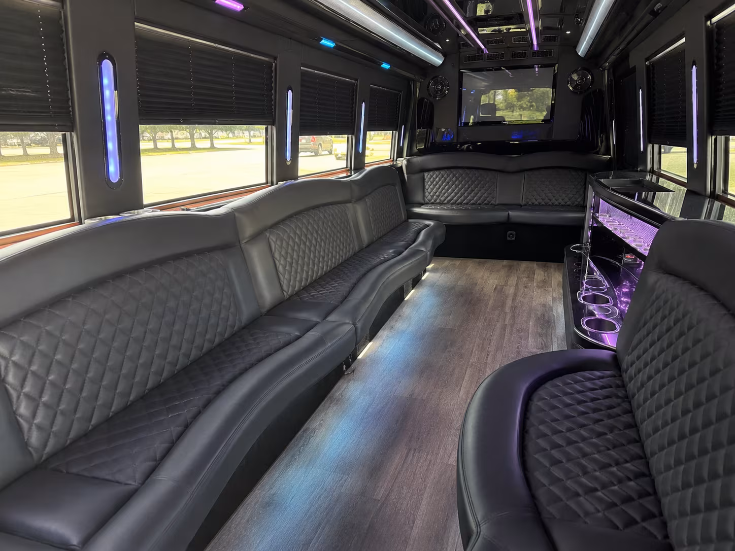 group bus transportation to away games and out of state sporting events